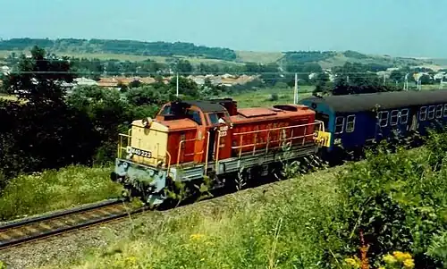 Einsatz vor einem Personenzug