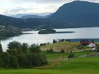 Blick von Hafslo nach Süden