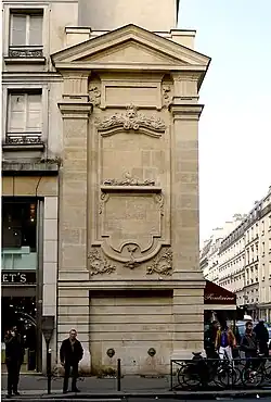Fontaine Trogneux ou de Charonne, (Nr. 61), Jean Beausire (1719)