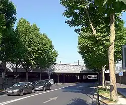 Boulevard de Bercy bei den Eisenbahnbrücken des Gare de Lyon
