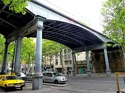 Pont de l'avenue Daumesnil der ehemaligen Linie Petite Ceinture