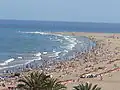Sandstrand zwischen Playa del Inglés und Maspalomas
