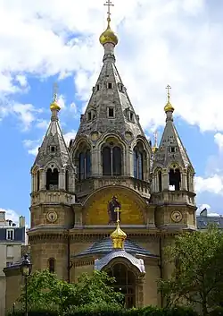 Die Alexander-Newski-Kathedrale in Paris