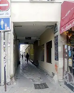 Eingang zur Passage de la Main-d'Or (Nr. 133)