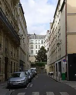 Impasse Jean-Beausire von der Rue Jean-Beausire aus gesehen