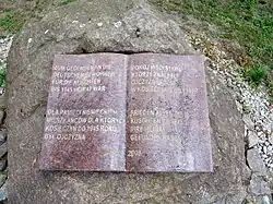 Gedenken an frühere und jetzige Bewohner