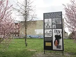 Hier stand die evangelische Kirche in Zgierz