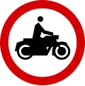 B-4 Verbot für Krafträder