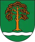 Wappen der Gmina Małkinia Górna