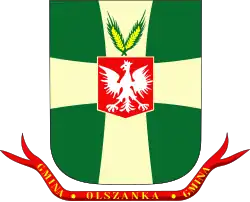 Wappen der Gemeinde Olszanka