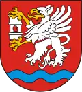 Wappen des Powiat Łęczyński