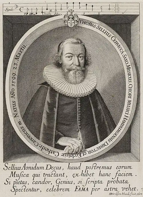 PPN663948940 Bildnis von Thomas Selle (1653)