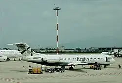 Eine Fokker 100 der PRiMA