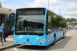 Mercedes-Benz Citaro 2 LE der Queichtal Nahverkehrsgesellschaft GmbH am Hauptbahnhof in Pirmasens