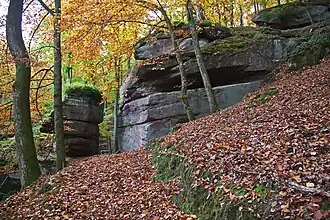 Kanzelfelsen am Osthang