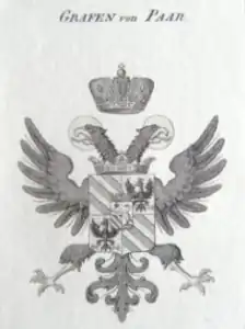 Wappen des Grafen von Paar