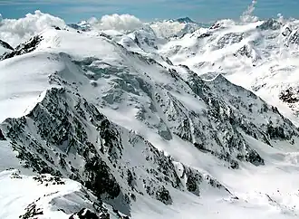 Der Palòn de la Mare vom Cevedale aus gesehen