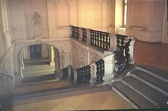 Treppe oben angelangt