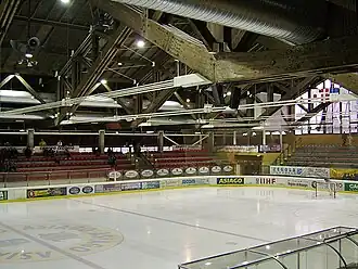 Innenansicht der Eishalle