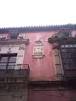 Wappen der Herzöge von Medinaceli an der Hauptfassade