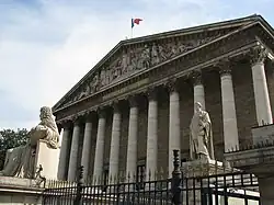 Palais Bourbon in Paris