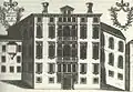 Der Palazzo in einem Kupferstich von Vincenzo Maria Coronelli († 1718)