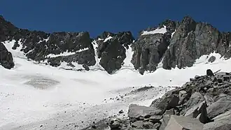 Palisade-Gletscher unterhalb von North Palisade