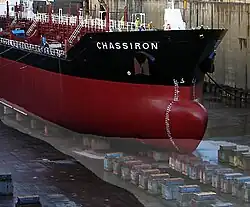 Pallen im Trockendock