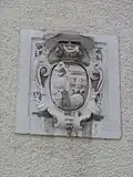 Wappen von Erzbischof Max Gandolf Kuenburg (1683) am Johannesschlössl
