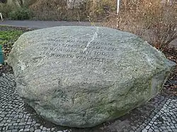 Gedenkstein der Straßenkampfopfer 1929