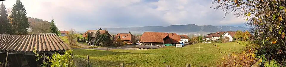 Aussicht Oberdorf Richtung Nordwest