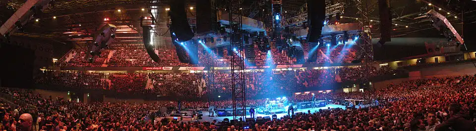Panorama eines Metallica-Konzerts im Rotterdam Ahoy (2009)