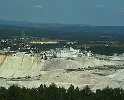 Blick vom Monte Kaolino auf Hirschau