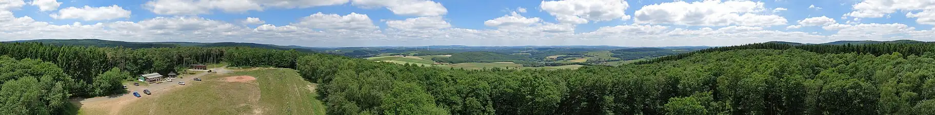Rundumblick vom Aussichtsturm