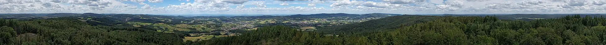 360°-Panoramaaufnahme von der Aussichtsplattform