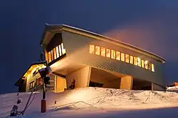 Das 2007 als Zubau errichtete Panoramarestaurant