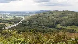 Trassenführung am Wesergebirge