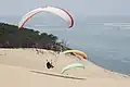 Paragleiter auf der Dune du Pilat