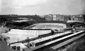Der Parc des Princes 1932 mit Radrennbahn