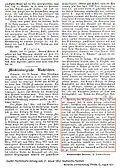 Ausschnitt aus der Parchimchen Zeitung vom 17. Januar 1852