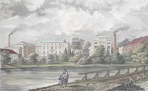 Zuckerfabrik von Roman Skirmunt, um 1878