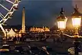 Place de la Concorde bei Nacht