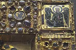 Geflügelte Gestalt des Evangelisten Matthäus