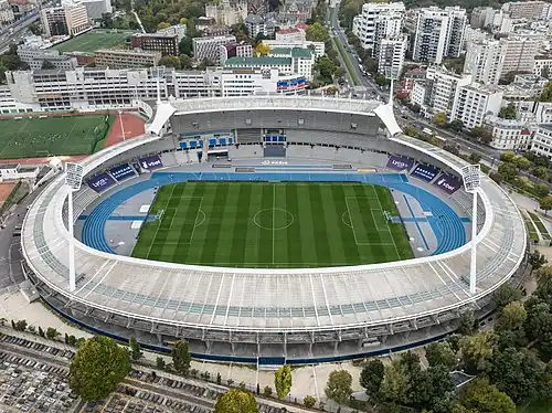 Das Stade Charléty in Paris