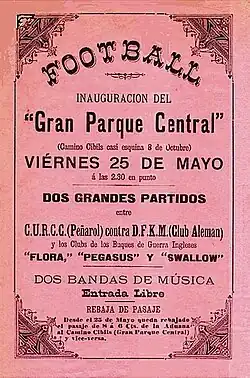 Werbung zur Eröffnung