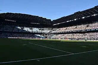 Das Estadio Balaídos im Mai 2024 bei der Partie Galicien gegen Panama