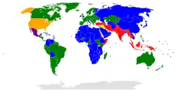 A political map of the world