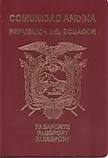 Ecuador Ecuadorianischer Reisepass