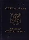Pass, der in der Dritten Tschechoslowakischen Republik 1947 ausgestellt wurde