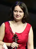 Patricia Kopatchinskaja bei der Verleihung